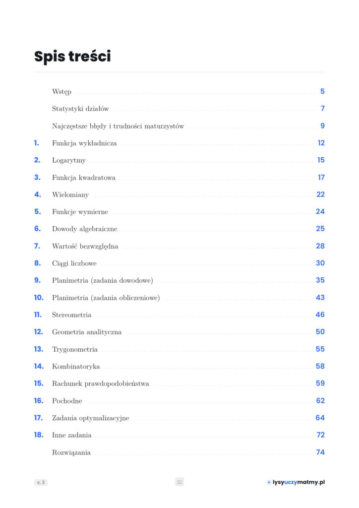 Spis treści e-booka